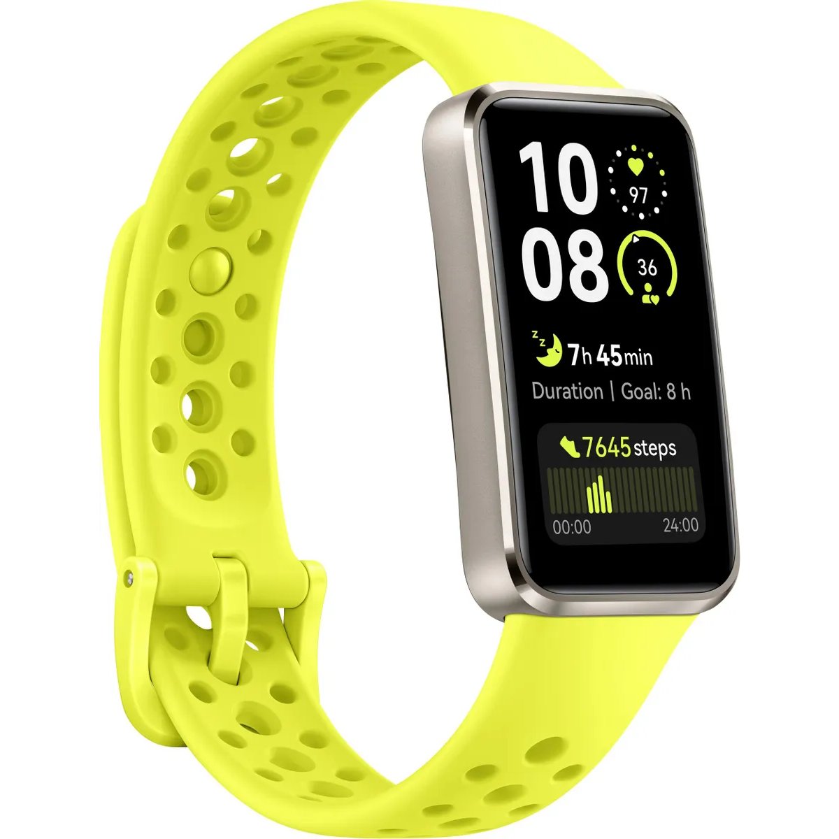 Фитнес-браслет Huawei Band 10 Silver/Green (NRA-B29) - 55020ELC - фото 3