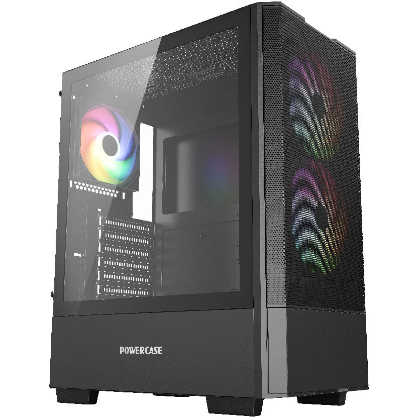 Корпус Powercase Mistral AY3B ARGB Black - CMAYB-A3
