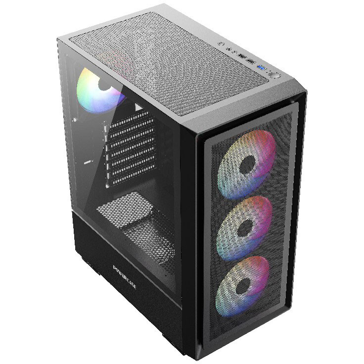 Корпус Powercase Mistral AY4B ARGB Black - CMAYB-A4 - фото 6
