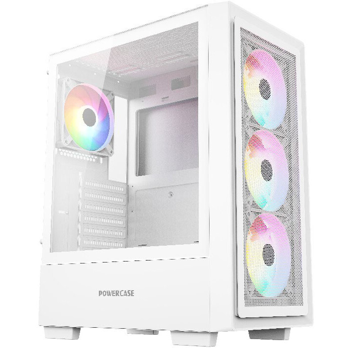 Корпус Powercase Mistral AY4W ARGB White