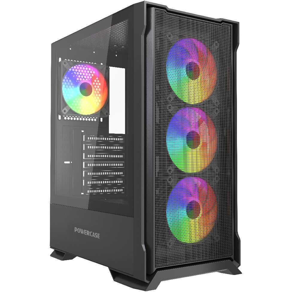 Корпус Powercase Mistral AZ4B ARGB Black - CMAZB-A4