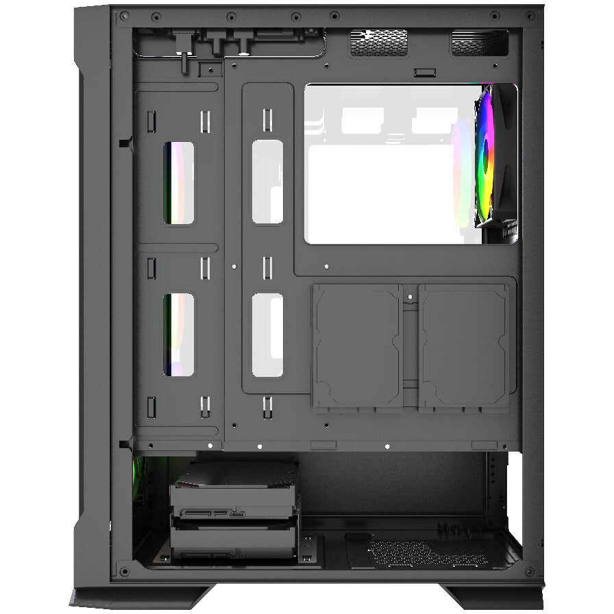 Корпус Powercase Mistral AZ4B ARGB Black - CMAZB-A4 - фото 5