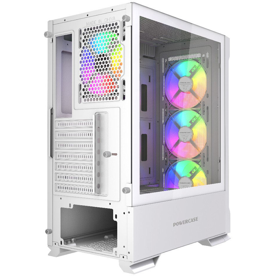 Корпус Powercase Mistral AZ4W ARGB White - CMAZW-A4 - фото 7