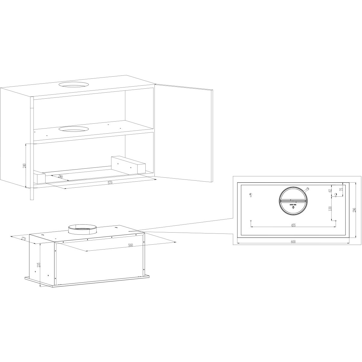 Вытяжка Kuppersberg INPUSH 60 X - фото 5