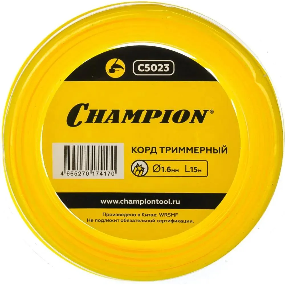 Леска для триммера CHAMPION C5023