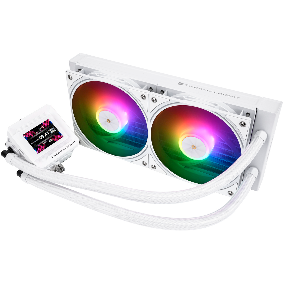 Система жидкостного охлаждения Thermalright Frozen Warframe 240 SE ARGB White - F-WFRAME-SE-240-ARGB-WH - фото 2