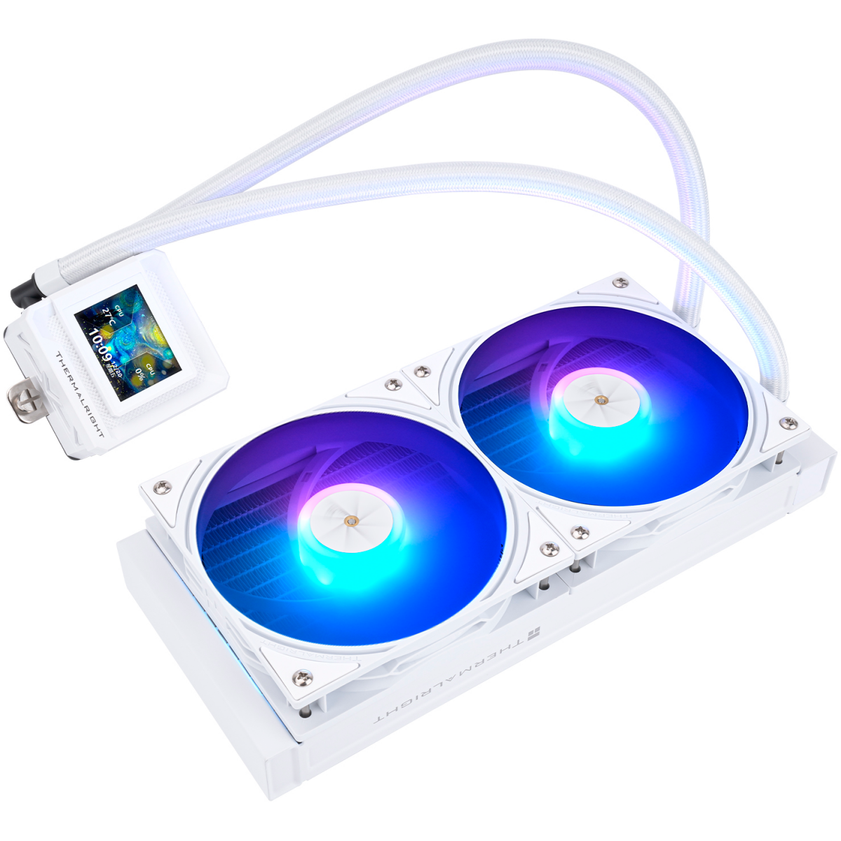 Система жидкостного охлаждения Thermalright Frozen Warframe 240 SE ARGB White - F-WFRAME-SE-240-ARGB-WH - фото 4