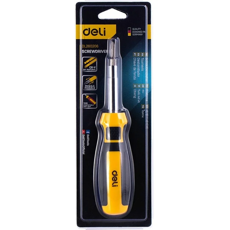 Отвёртка Deli 6-в-1 DL260206 - фото 3