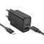 Сетевое зарядное устройство HOCO N63 Black + USB-C - USB-C Cable - 6942007644396