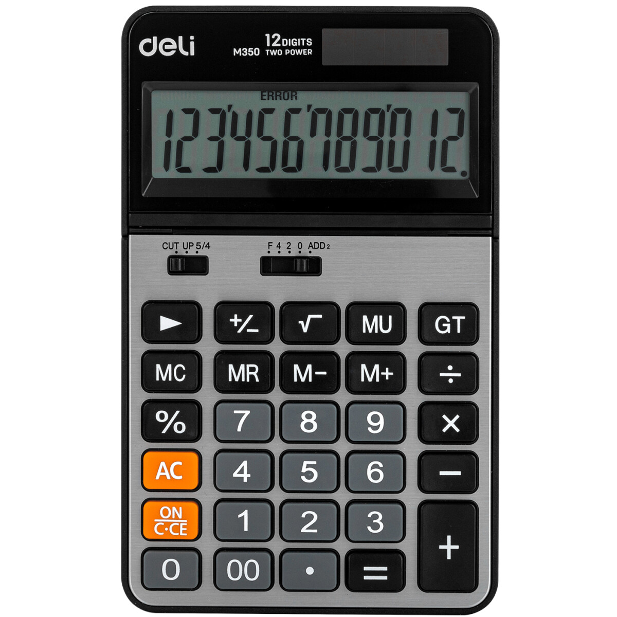 Калькулятор Deli EM350 Silver