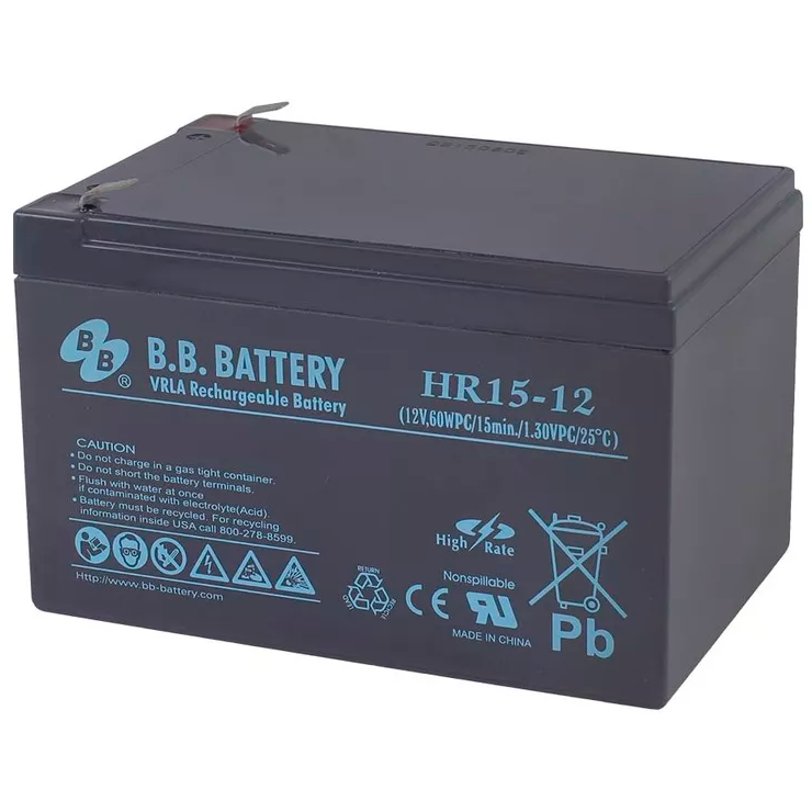 Аккумуляторная батарея B.B.Battery HR 15-12 - фото 3
