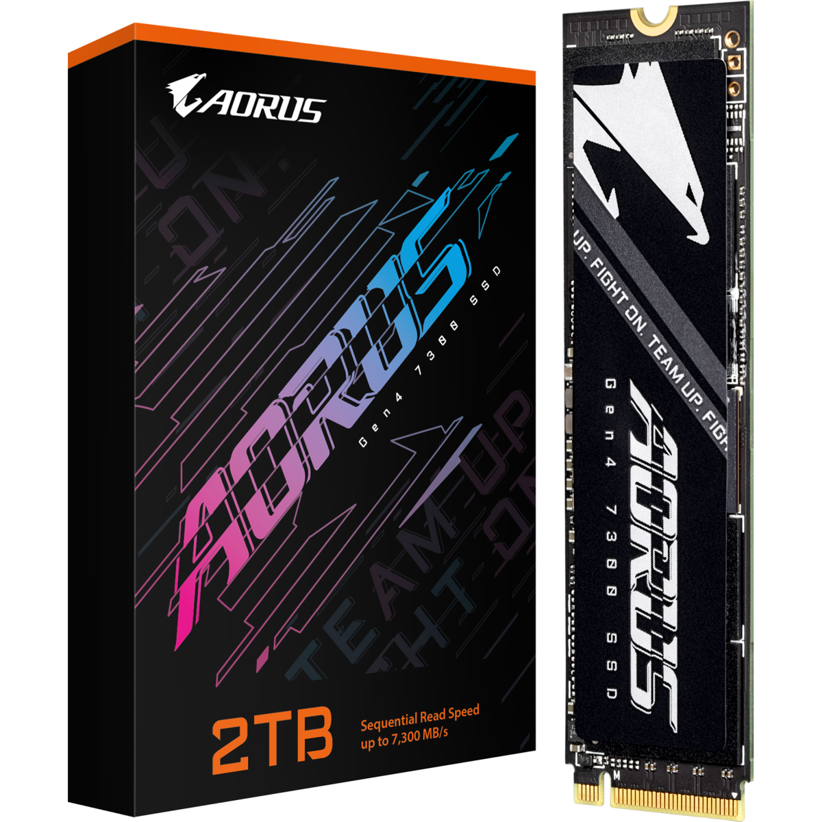Накопитель SSD 2Tb Gigabyte Aorus Gen4 7300 (AG4732TB N) - фото 4
