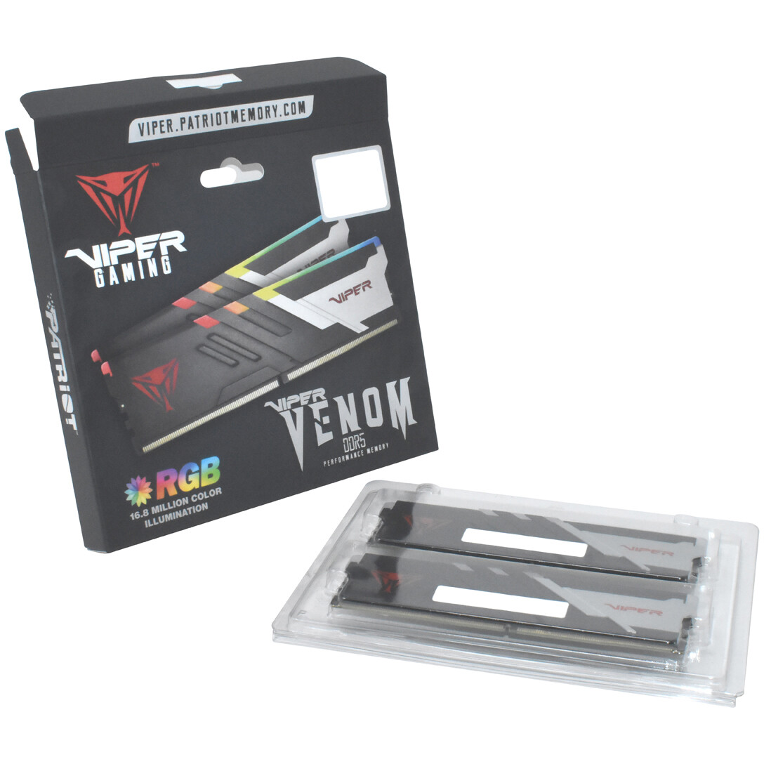 Оперативная память 64Gb DDR5 6000MHz Patriot Viper Venom RGB (PVVR564G600C30K) (2x32Gb KIT) - фото 8