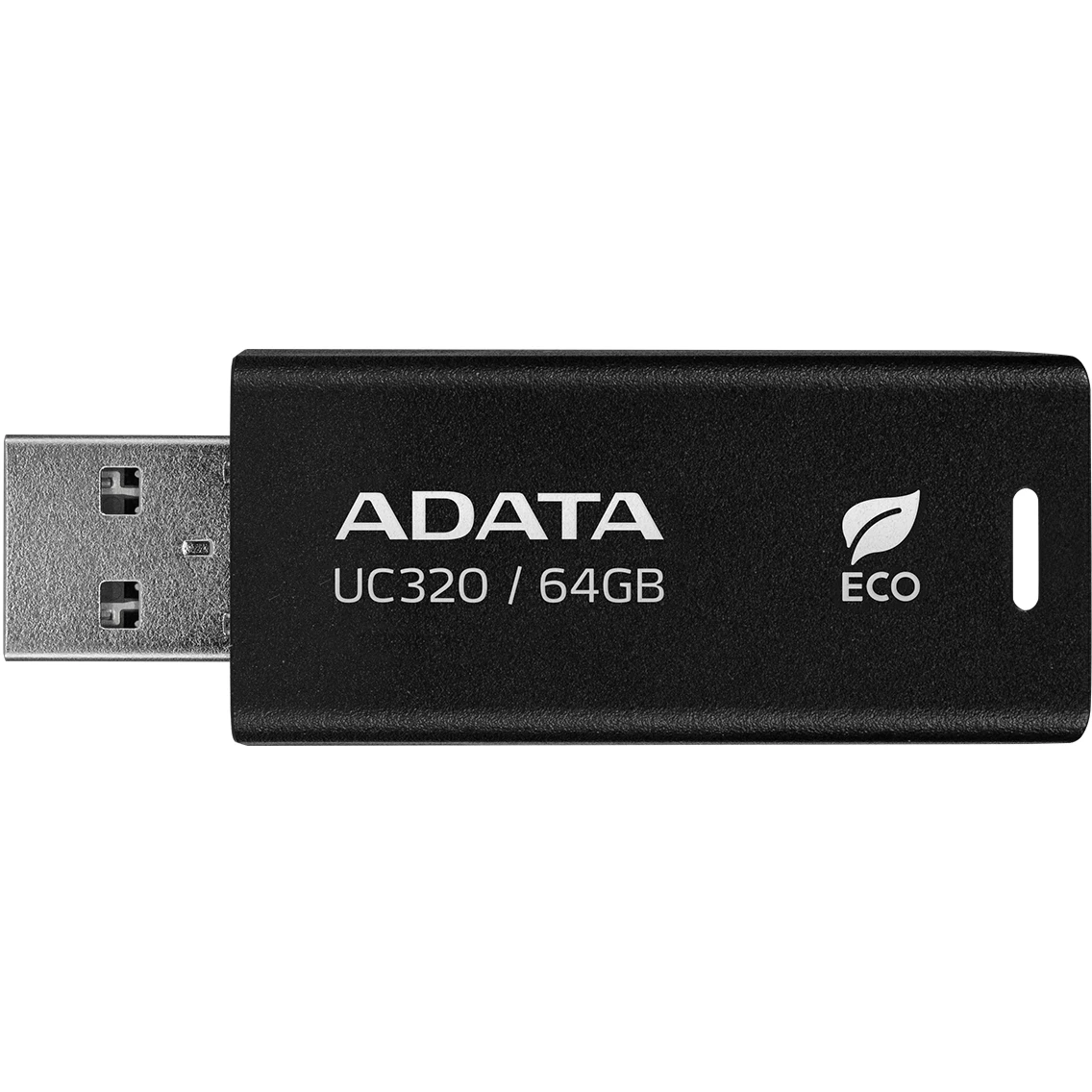 USB Flash накопитель 64Gb ADATA UC320 Black - UC320-64G-RBK/BK - фото 2