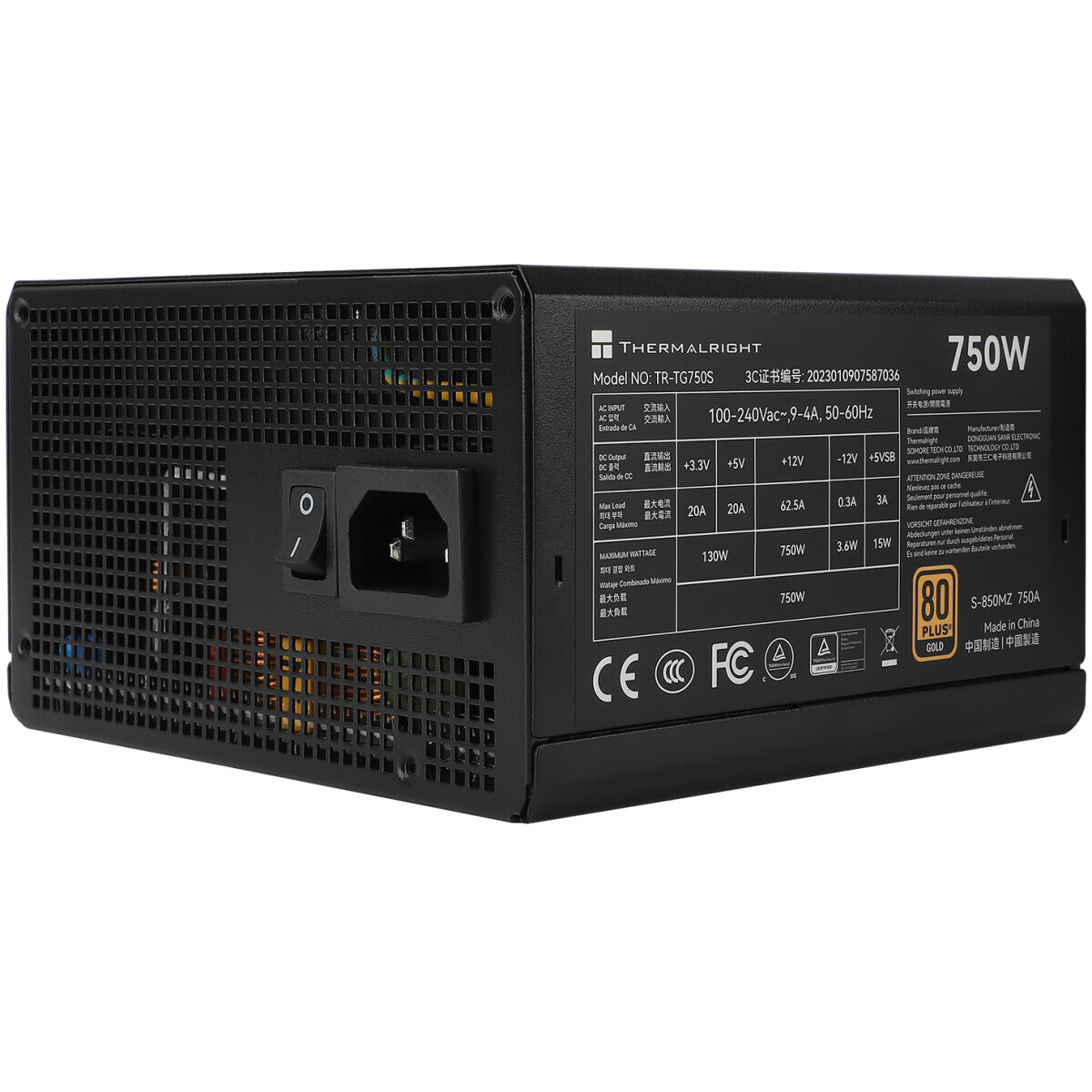 Блок питания 750W Thermalright TR-TG750S - TR-TG 750S