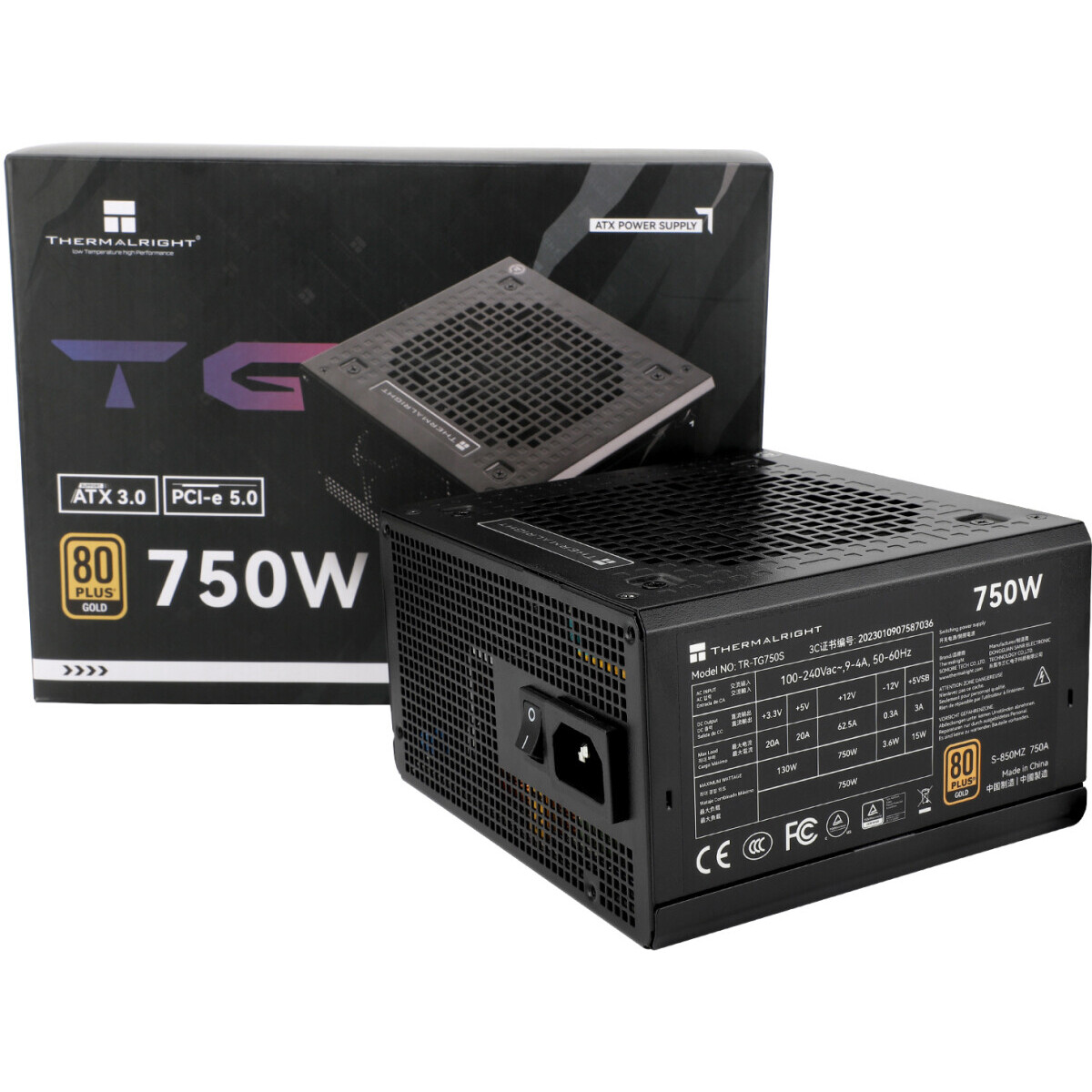 Блок питания 750W Thermalright TR-TG750S - TR-TG 750S - фото 5