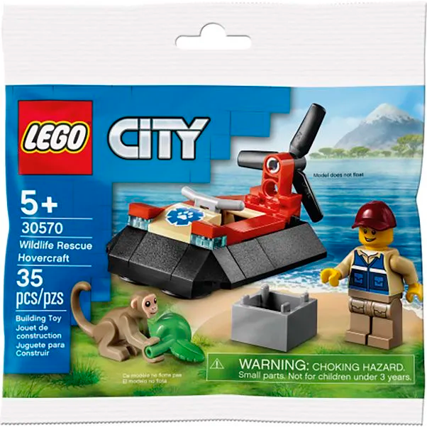 Конструктор LEGO City Wildlife Rescue Hovercraft - 30570