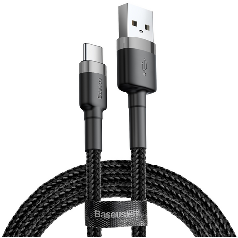 Кабель USB - USB Type-C, 2м, Baseus CATKLF-CG1