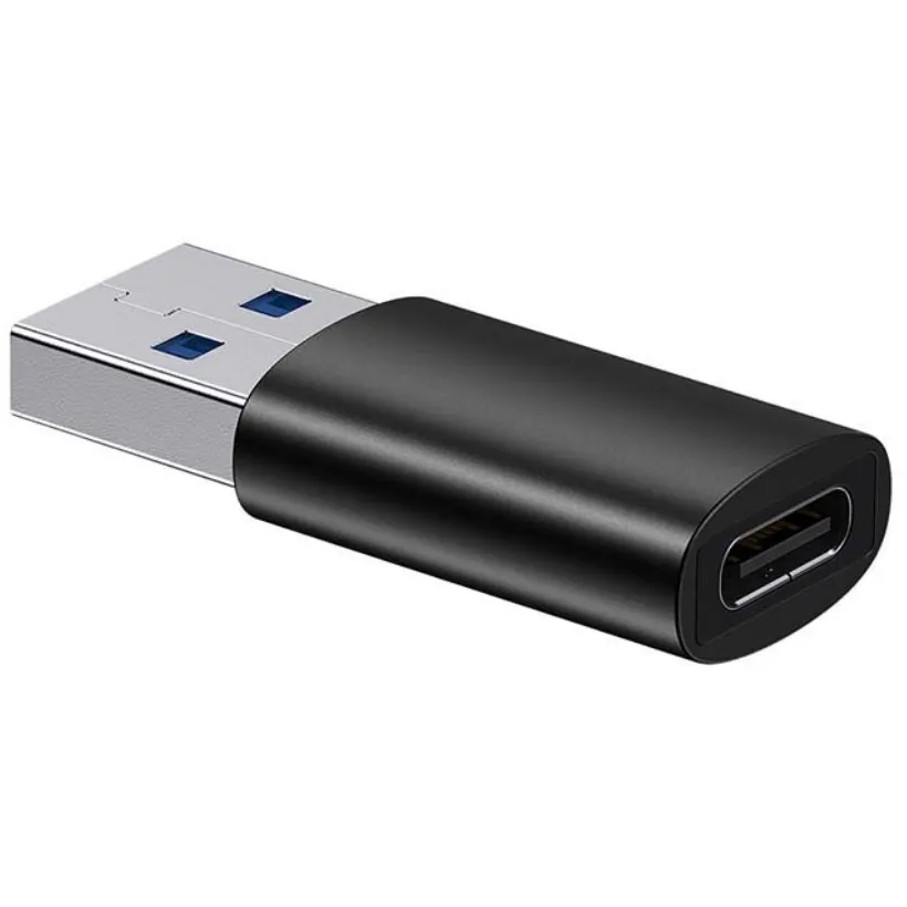 Переходник USB A (M) - USB Type-C (F), Baseus ZJJQ000101