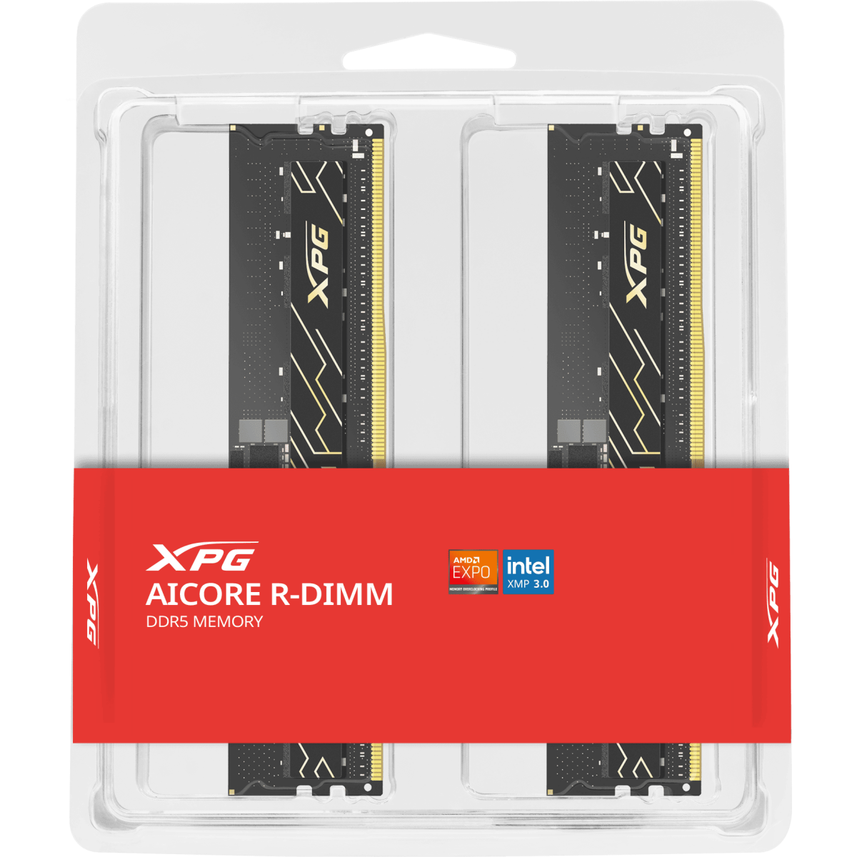 Оперативная память 32Gb DDR5 6400MHz ADATA XPG AICORE ECC Reg (AX5R6400C3216G-DTAIRBK) (2x16Gb KIT) - фото 6