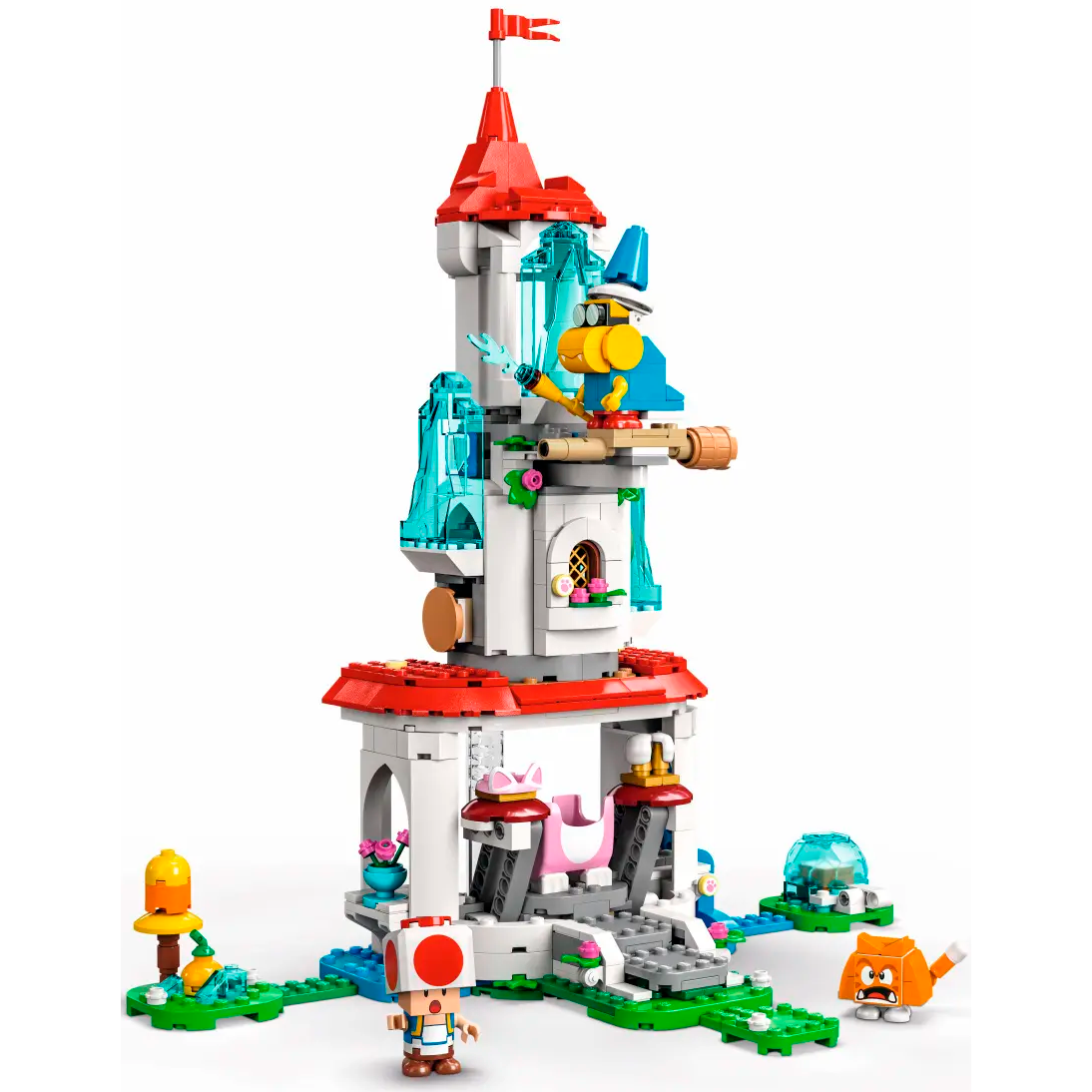 Конструктор LEGO Super Mario - Cat Peach Suit and Frozen Tower Expansion Set - 71407