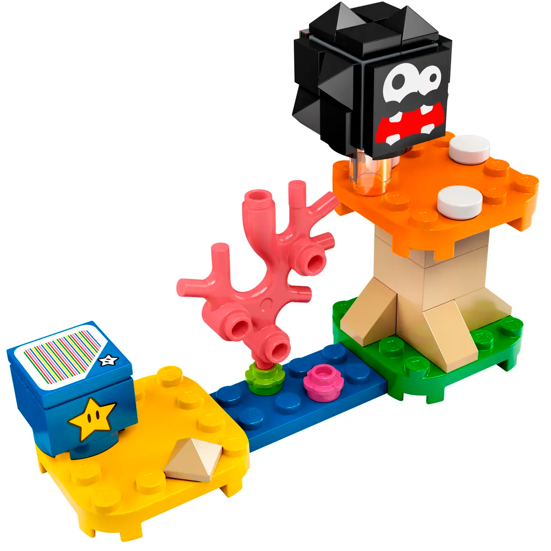 Конструктор LEGO Super Mario - Fuzzy & Mushroom Platform Expansion Set - 30389