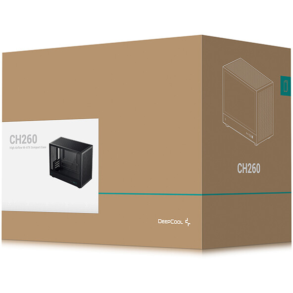 Корпус DeepCool CH260 Black - R-CH260-BKNGM0-G-1 - фото 11