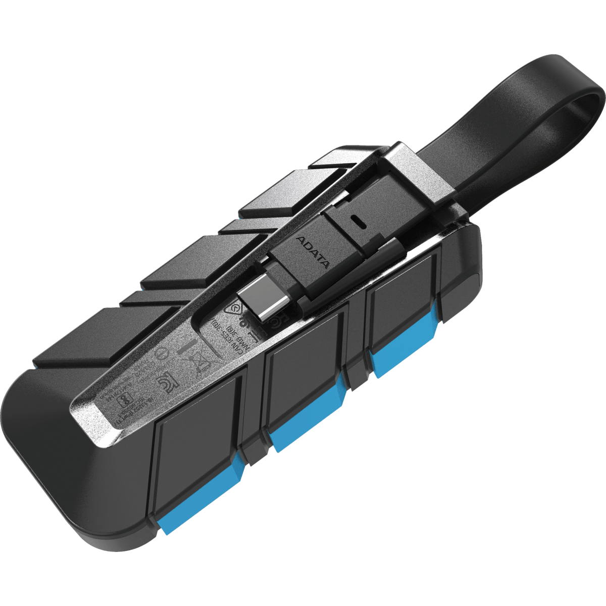 Внешний накопитель SSD 2Tb ADATA SC740 Blue (SC740-2000G-CBU) - фото 4