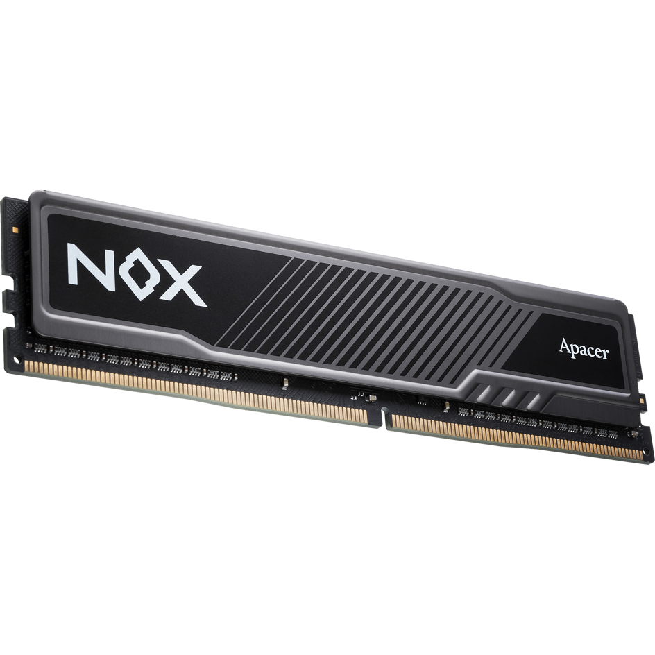Оперативная память 16Gb DDR4 2666MHz Apacer NOX Black (AH4U16G26C08YMBAA-2) (2x8Gb KIT) - фото 2