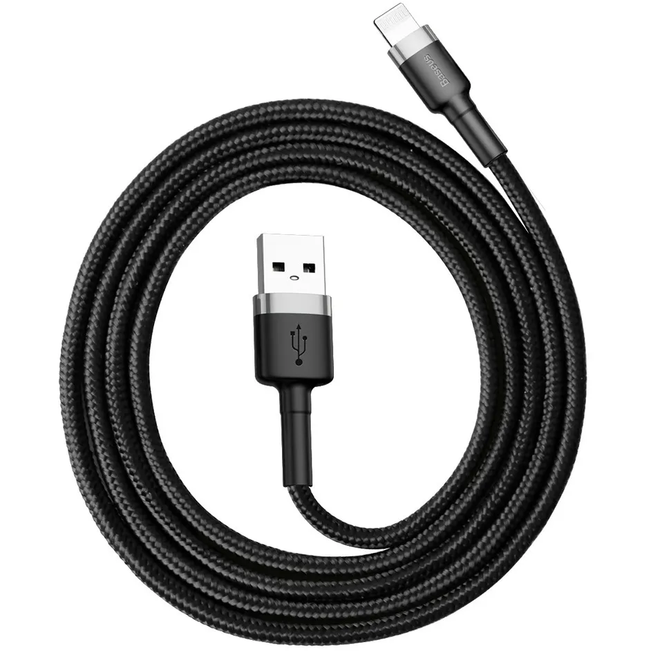 Кабель USB - Lightning, 1м, Baseus CALKLF-BG1