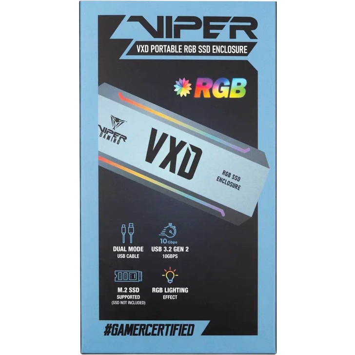 Внешний корпус для SSD M.2 PATRIOT VXD RGB - PV860UPRGM - фото 8