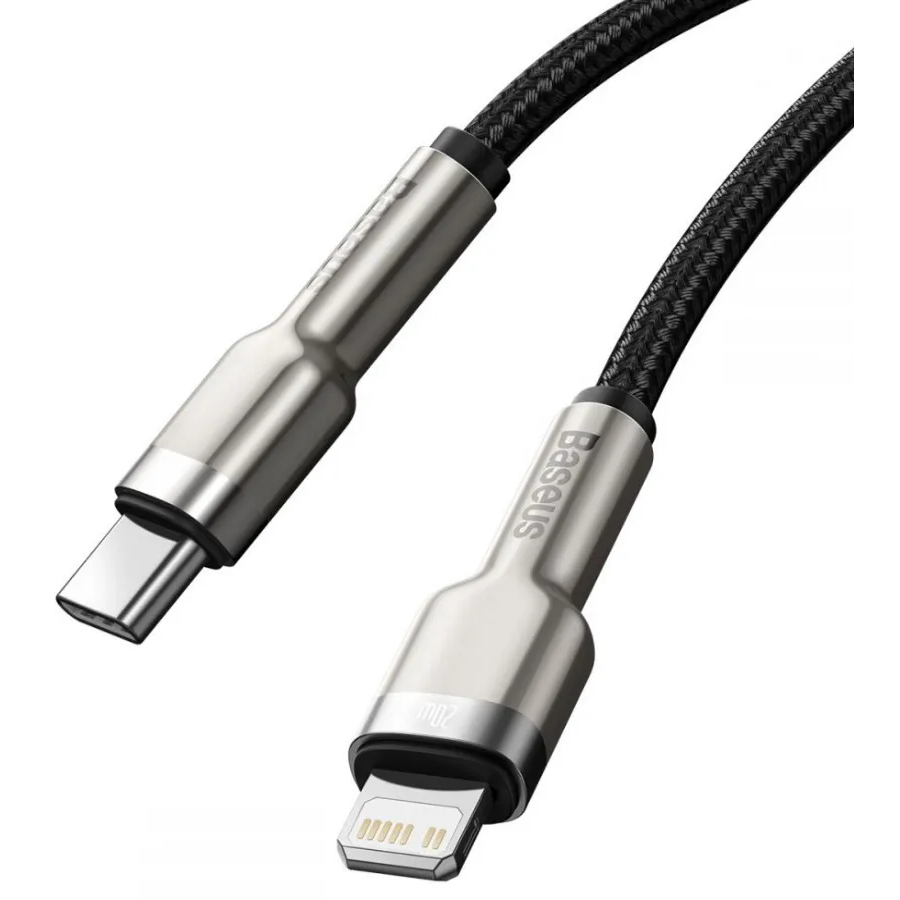 Кабель USB Type-C - Lightning, 0.25м, Baseus CATLJK-01
