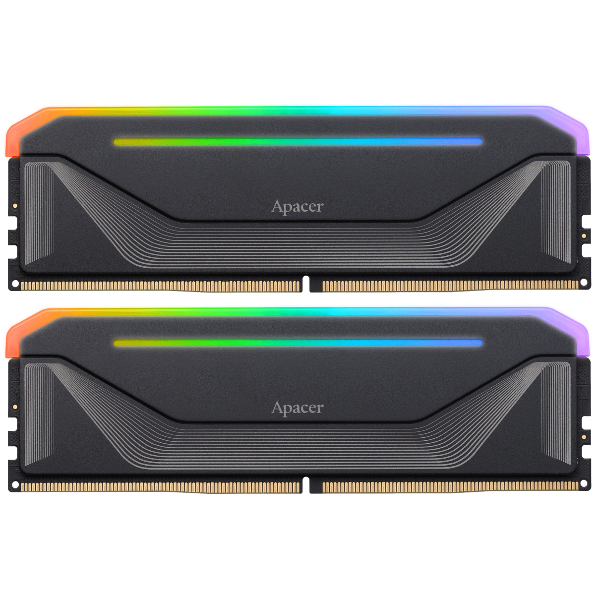 Оперативная память 32Gb DDR5 5200MHz Apacer NOX RGB (AH5U32G52C522NBAA-2) (2x16Gb KIT)