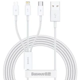 Кабель USB - microUSB/USB Type-C/Lightning, 1.5м, Baseus CAMLTYS-02