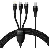 Кабель USB Type-C - USB Type-C/microUSB/Lightning, 1.5м, Baseus CASS030201