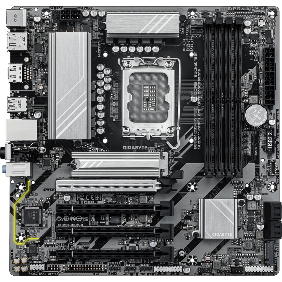 Материнская плата Gigabyte B860M DS3H WIFI6E