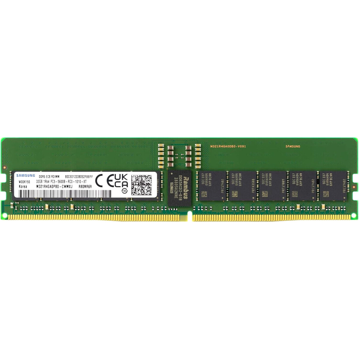 Оперативная память 32GB DDR5 5600MHz Samsung ECC Reg (M321R4GA0PB0-CWM)