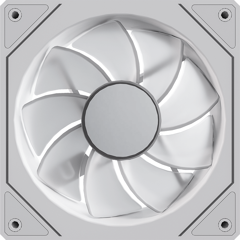 Вентилятор для корпуса Formula Floe 12WH ARPW Reverse ARGB