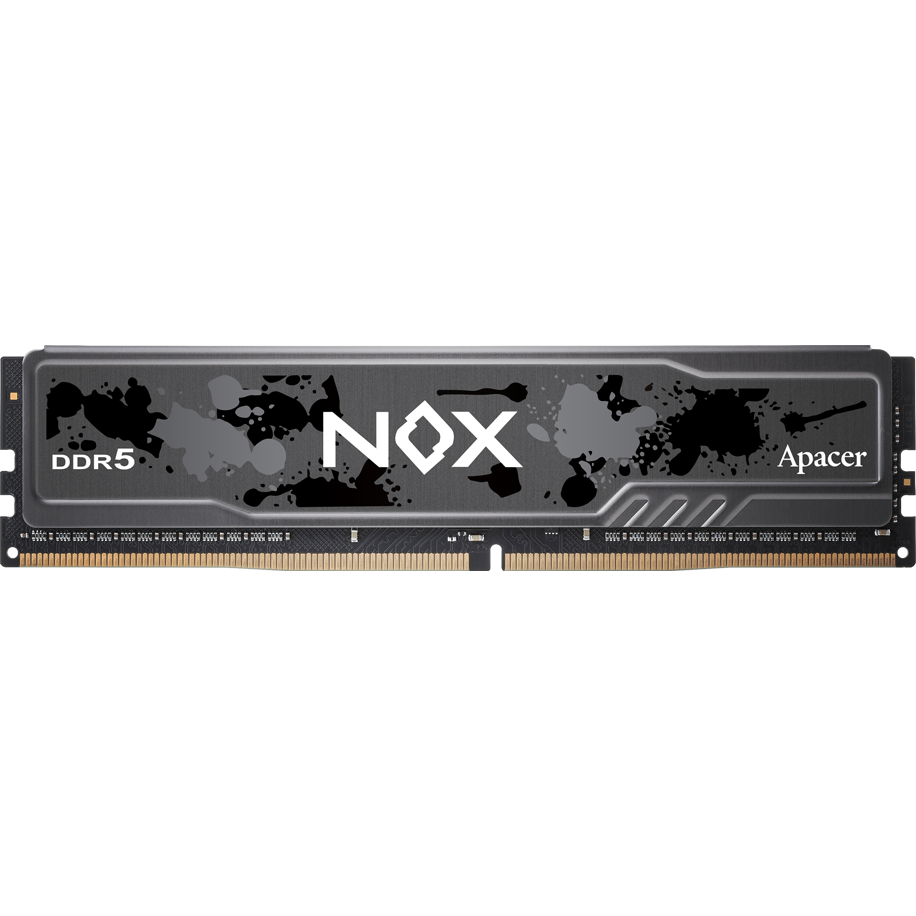 Оперативная память 16Gb DDR5 6400MHz Apacer NOX Black (AH5U16G64C652MBAA-1)