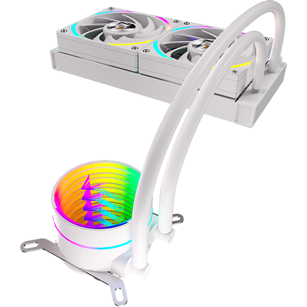 Система жидкостного охлаждения Formula Oasis L240 ARGB White - OASIS L240 ARGB WH - фото 4