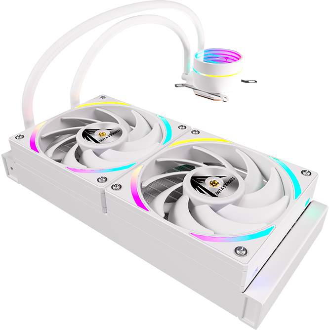Система жидкостного охлаждения Formula Oasis L240 ARGB White - OASIS L240 ARGB WH - фото 5