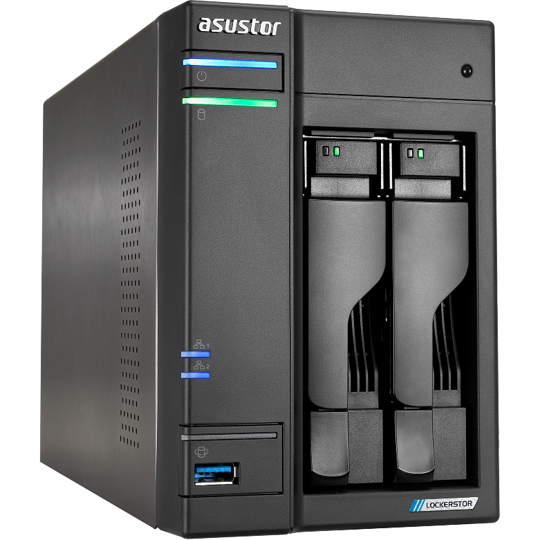 Сетевое хранилище (NAS) ASUSTOR LOCKERSTOR 2 Gen2 (AS6702T) - фото 2