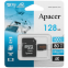 Карта памяти 128Gb MicroSD Apacer + SD адаптер (AP128GMCSX10U8-R) - фото 2