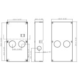 Монтажная коробка Dahua DH-VTOB111-V2