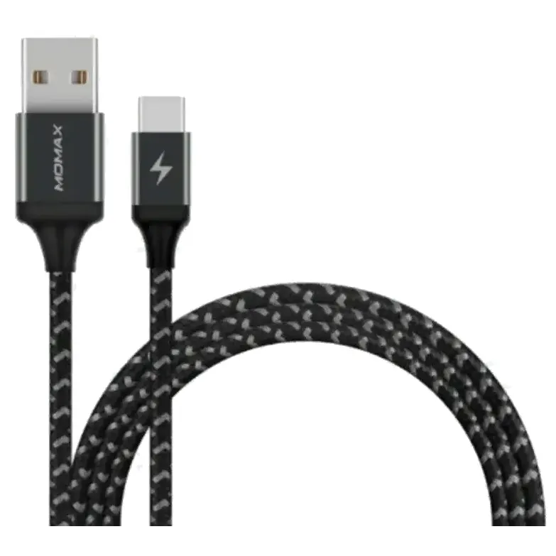 Кабель USB - USB Type-C, 1м, Momax Zero Space Gray (DTA11D)