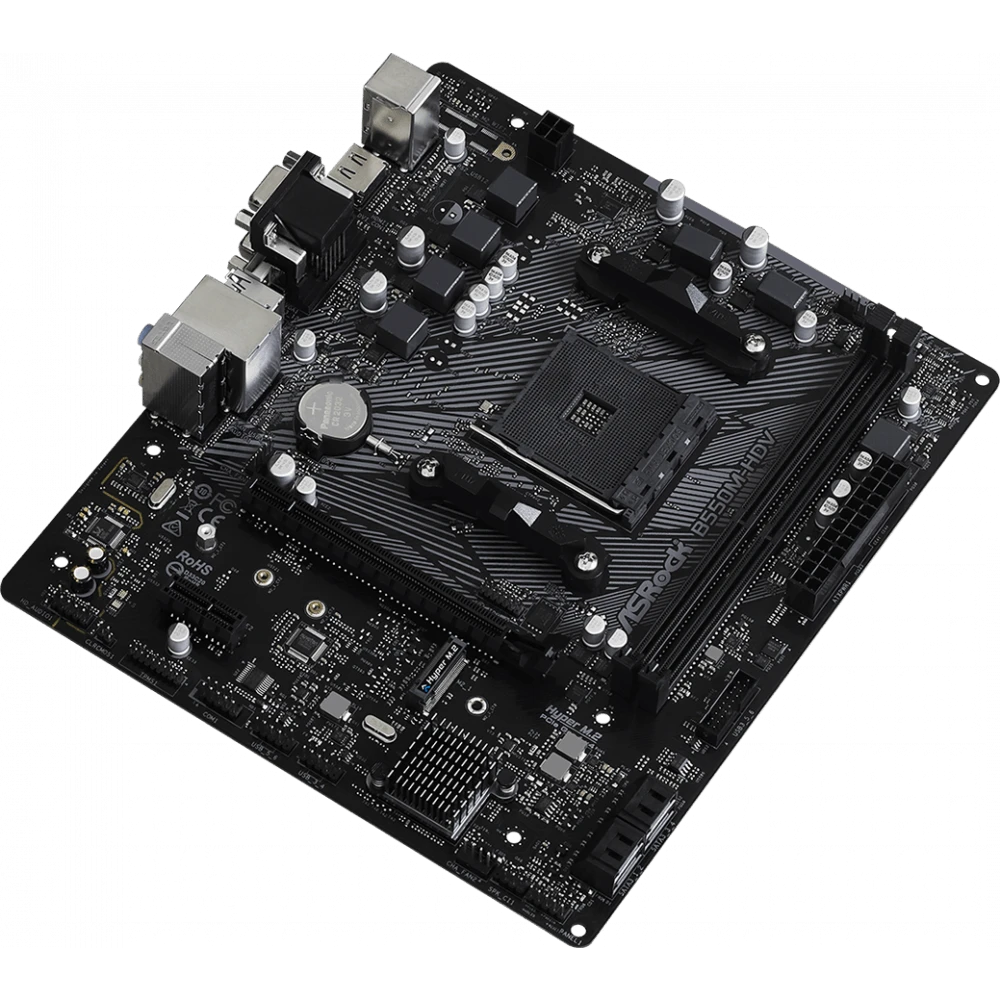 Материнская плата ASRock B550M-HDV - фото 2