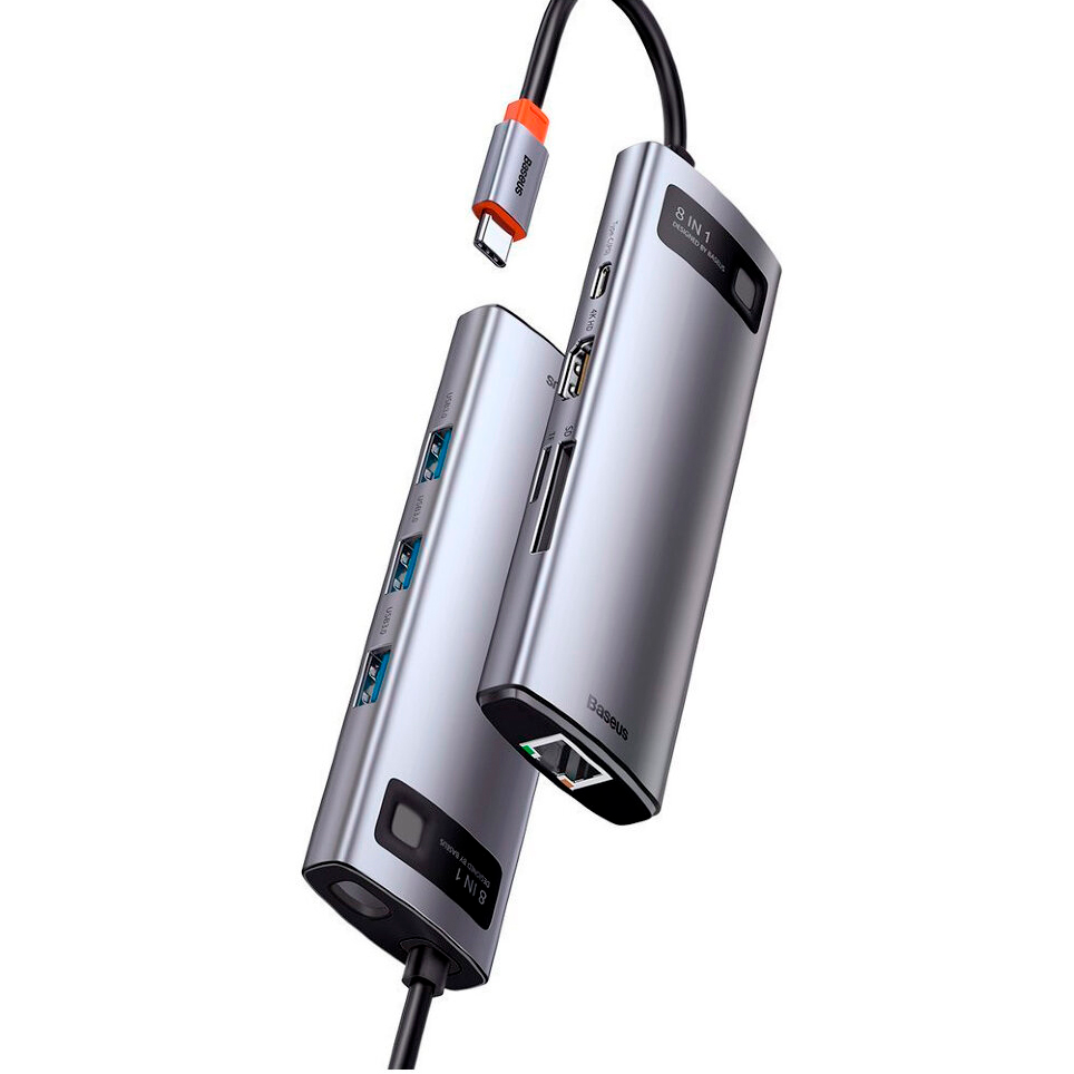 USB-концентратор Baseus CAHUB-CV0G - фото 6