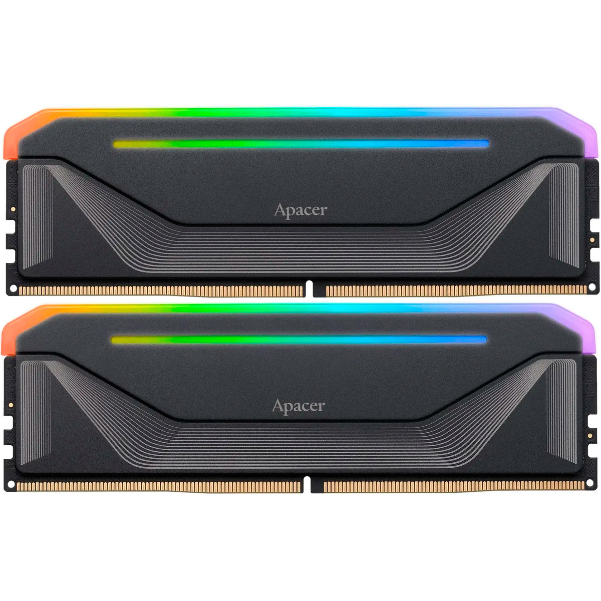Оперативная память 32Gb DDR5 6400MHz Apacer NOX RGB (AH5U32G64C652NBAA-2) (2x16Gb KIT)