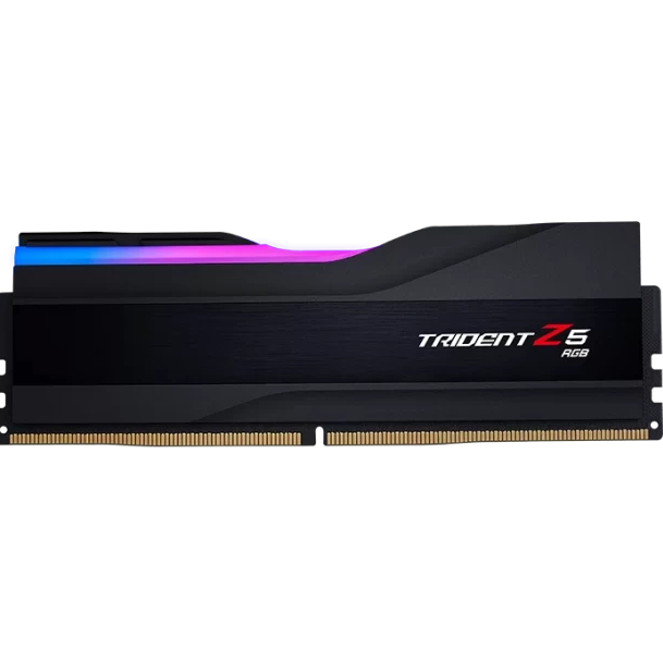 ..... ОЗУ 16Gb DDR5 6000MHz G.Skill Trident Z5 RGB (F5-6000J3238F16GX2-TZ5RK) (7837) Б/У одна планка