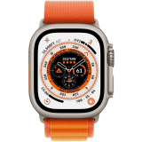 ..... Умные часы Apple Watch Ultra 49mm Titanium Case with Orange Alpine LoopS (MNHA3LL/A) (9y9q) Б/У